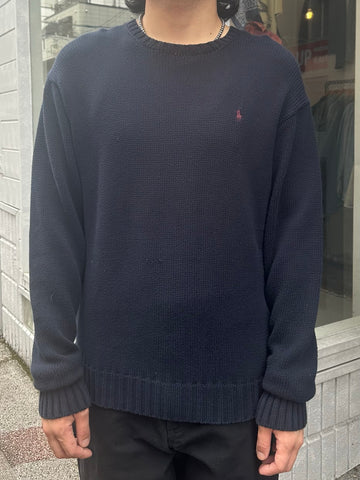 90's RALPH LAUREN ワンポイントニット