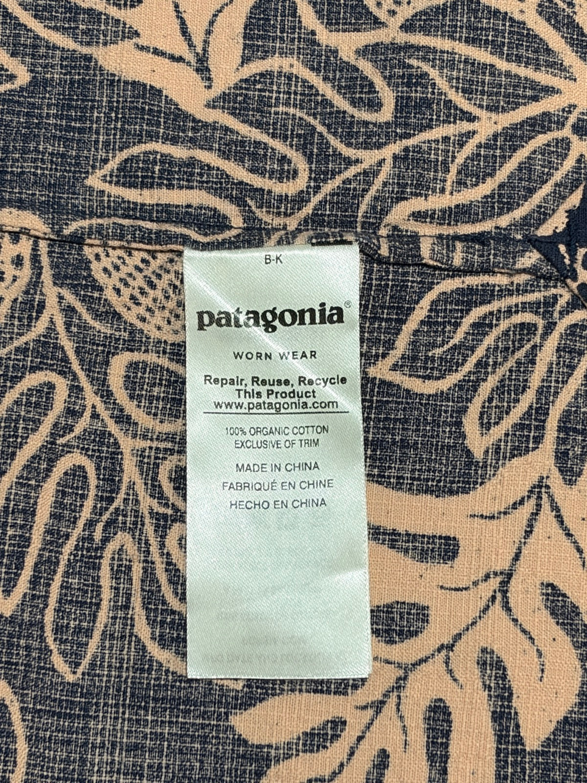 10's PATAGONIA「Pataloha」パンノキ柄　アロハシャツ