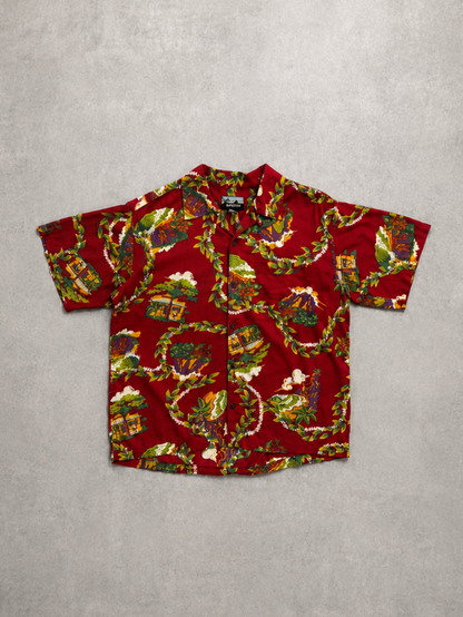 00's PATAGONIA「Pataloha」ハレイワ柄 アロハシャツ
