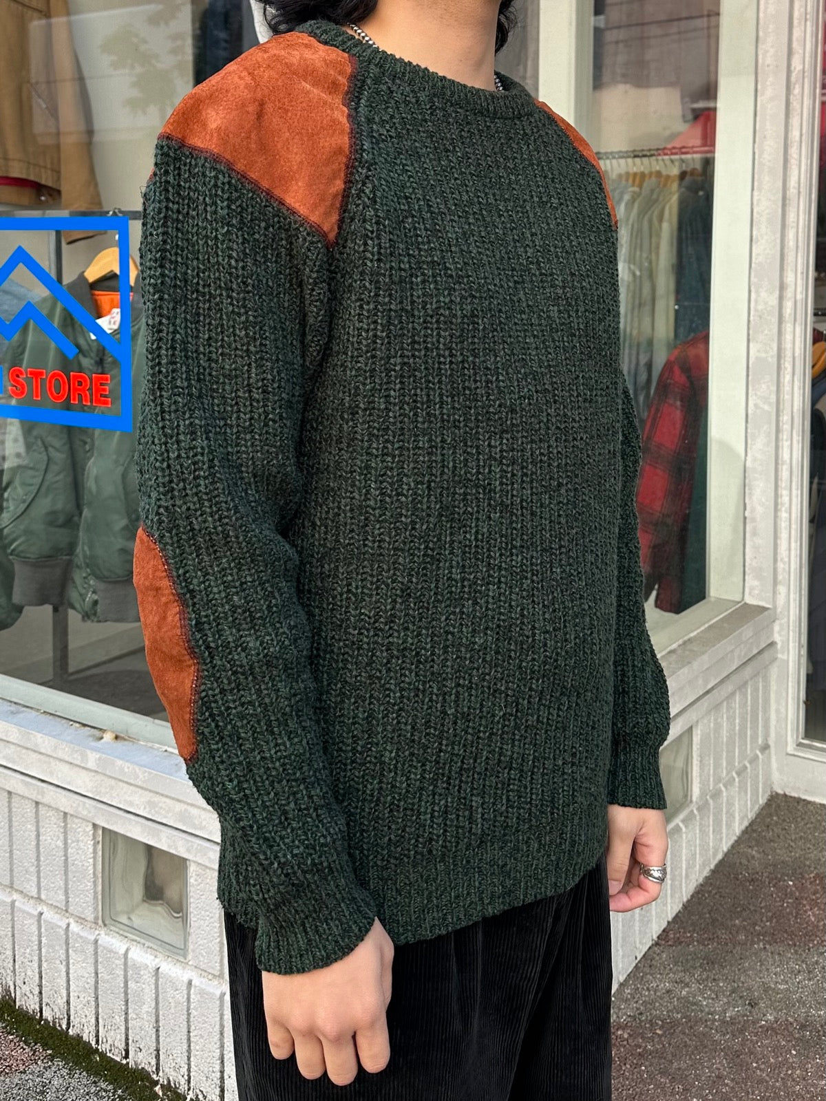 80's WOOLRICH ウールニット
