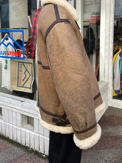 90's ORIGINAL SHEARLING「B-3type」ムートンフライトジャケット