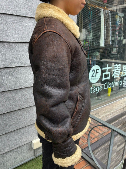 70's～80's「THE PILOT」ムートンフライトジャケット