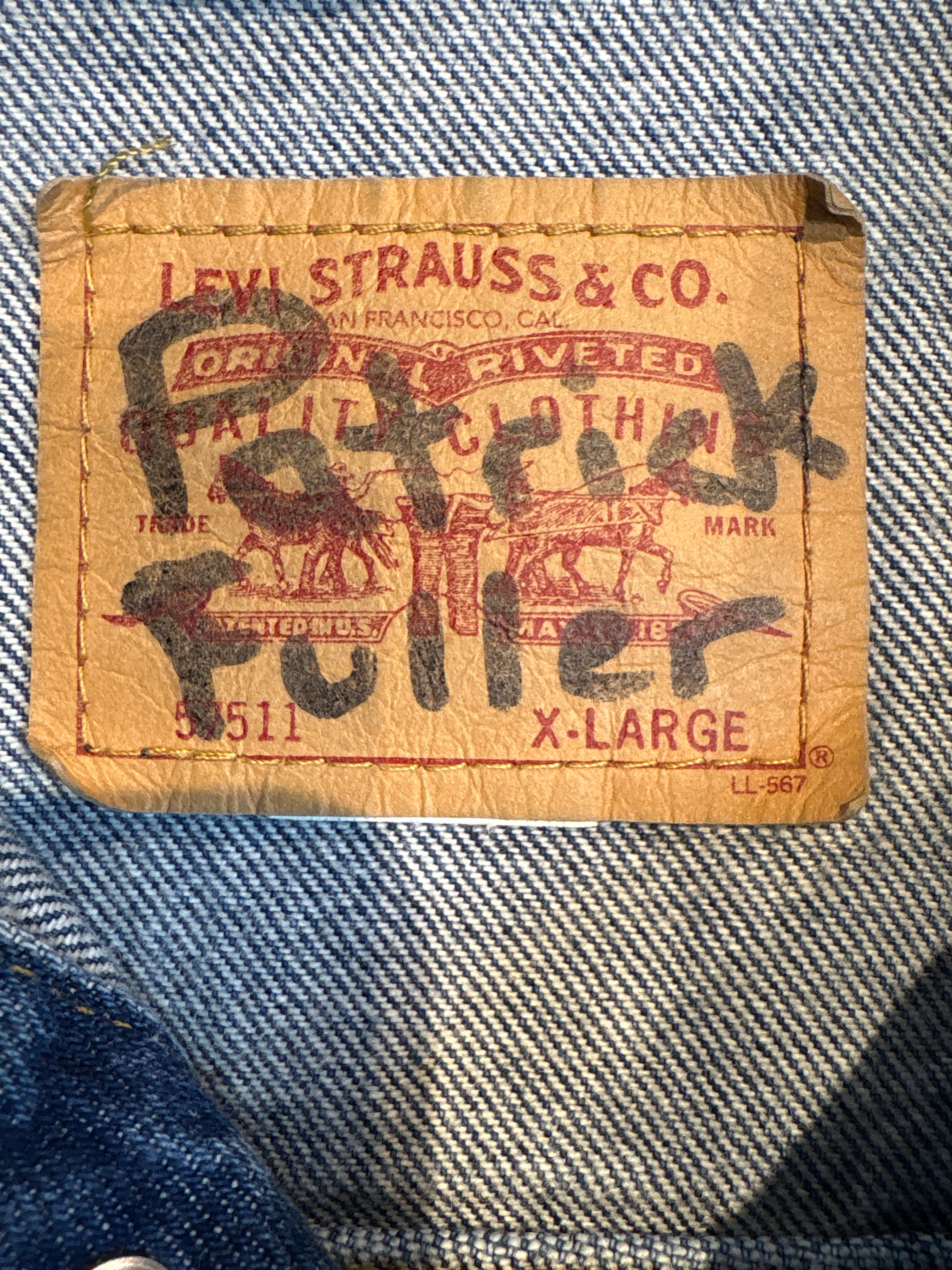 00's Levi's「57511」デニムジャケット – FUJI STORE
