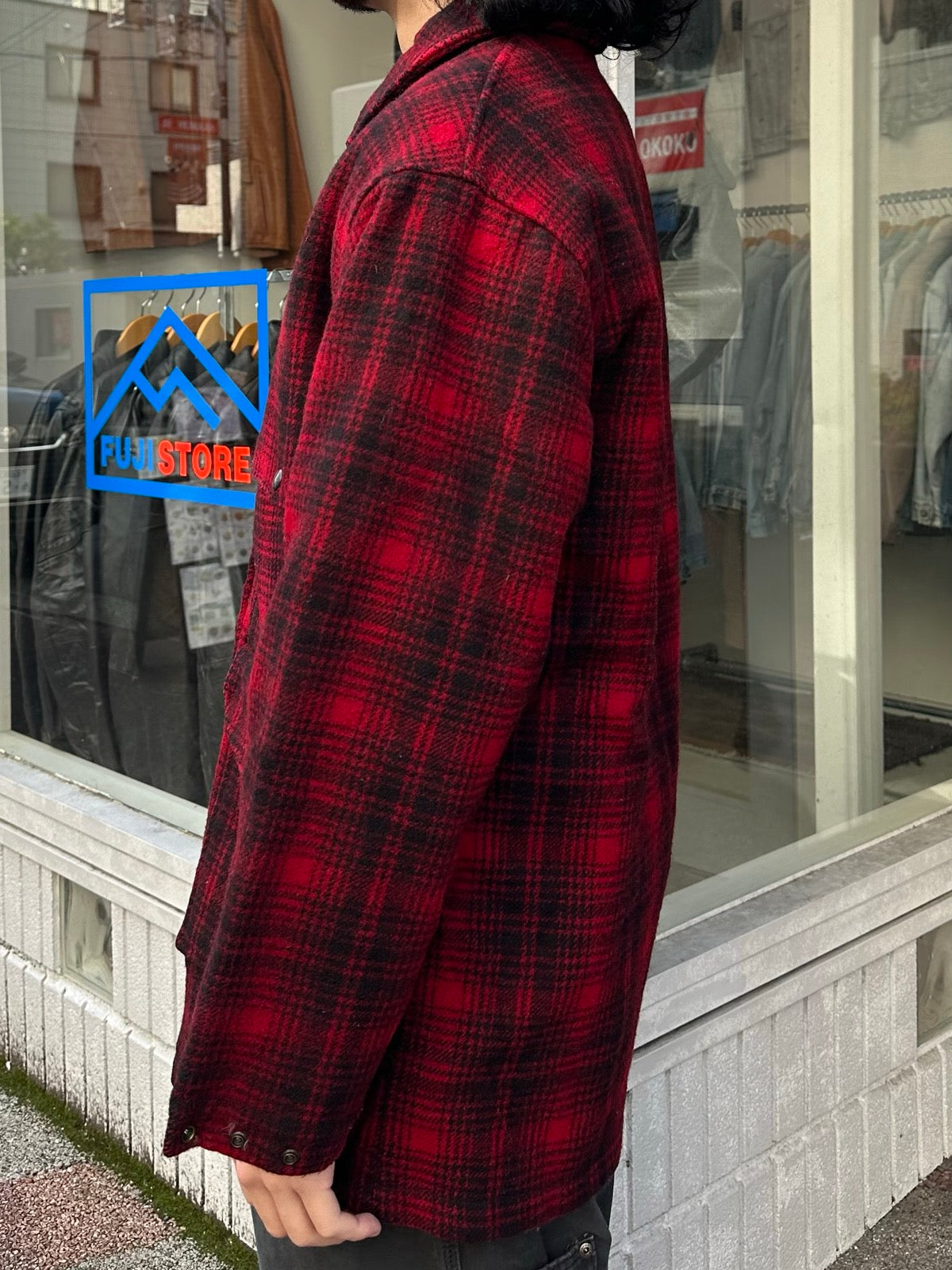 90's WOOL RICH「Buffalo Check」ウールハンティングジャケット