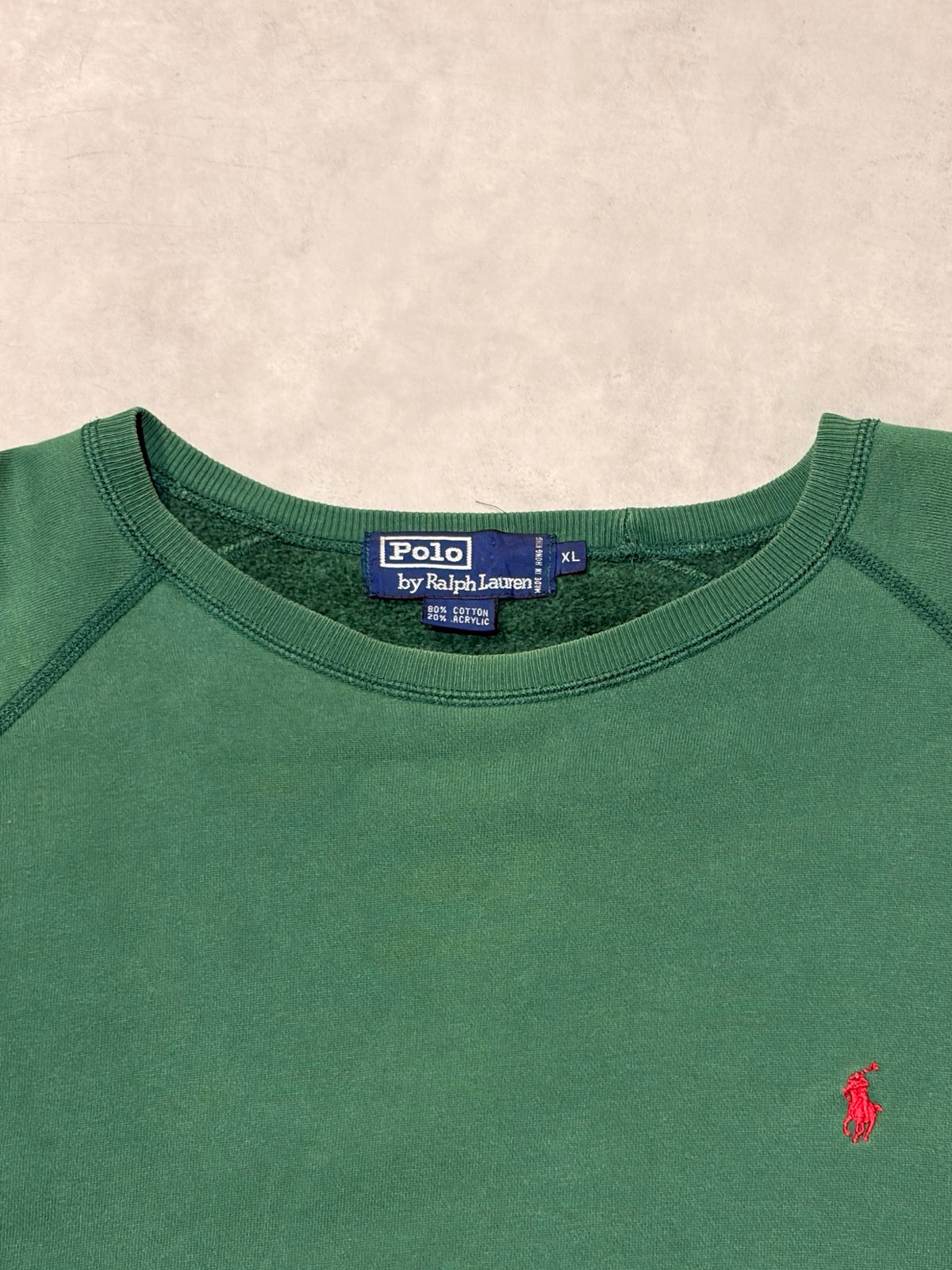 90's POLO BY RALPH LAUREN「香港製」ワンポイントスウェット