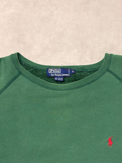 90's POLO BY RALPH LAUREN「香港製」ワンポイントスウェット