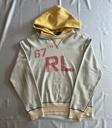 90's RALPH LAUREN「67TH RL 5」前V 後付けパーカー