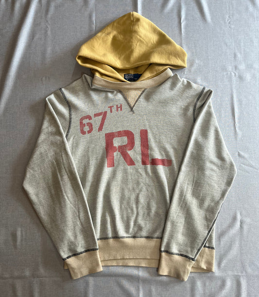 90's RALPH LAUREN「67TH RL 5」前V 後付けパーカー