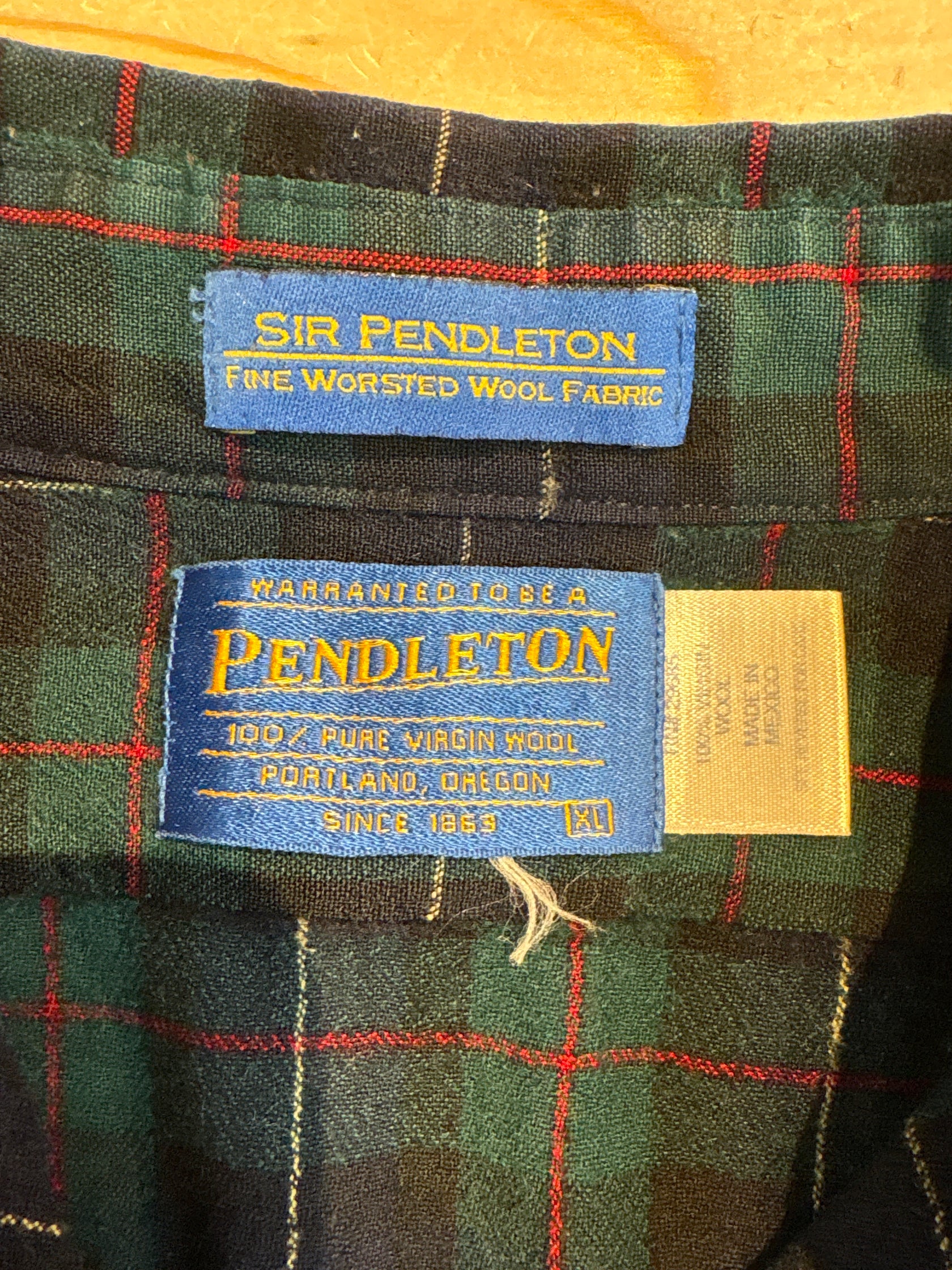 90's PENDLETON ウールシャツ