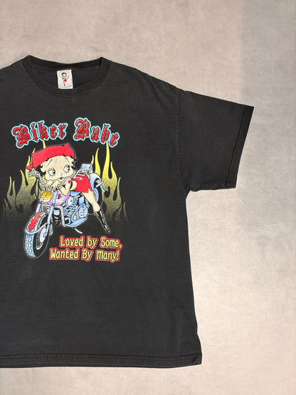 00's BETTY BOOP「Biker Babe」キャラクターTシャツ