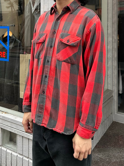 70~80's FIVE BROTHER USA製 バッファローチェックシャツ