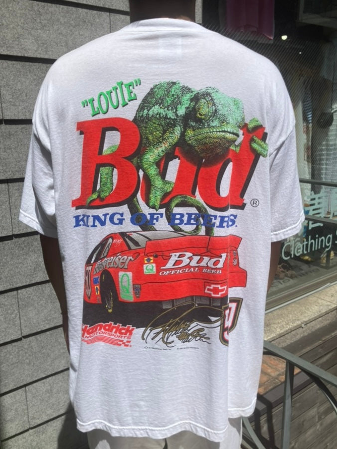 00's「BUDWEISER NASCAR」 グラフィックTシャツ