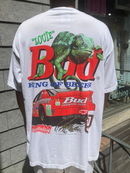 00's「BUDWEISER NASCAR」 グラフィックTシャツ