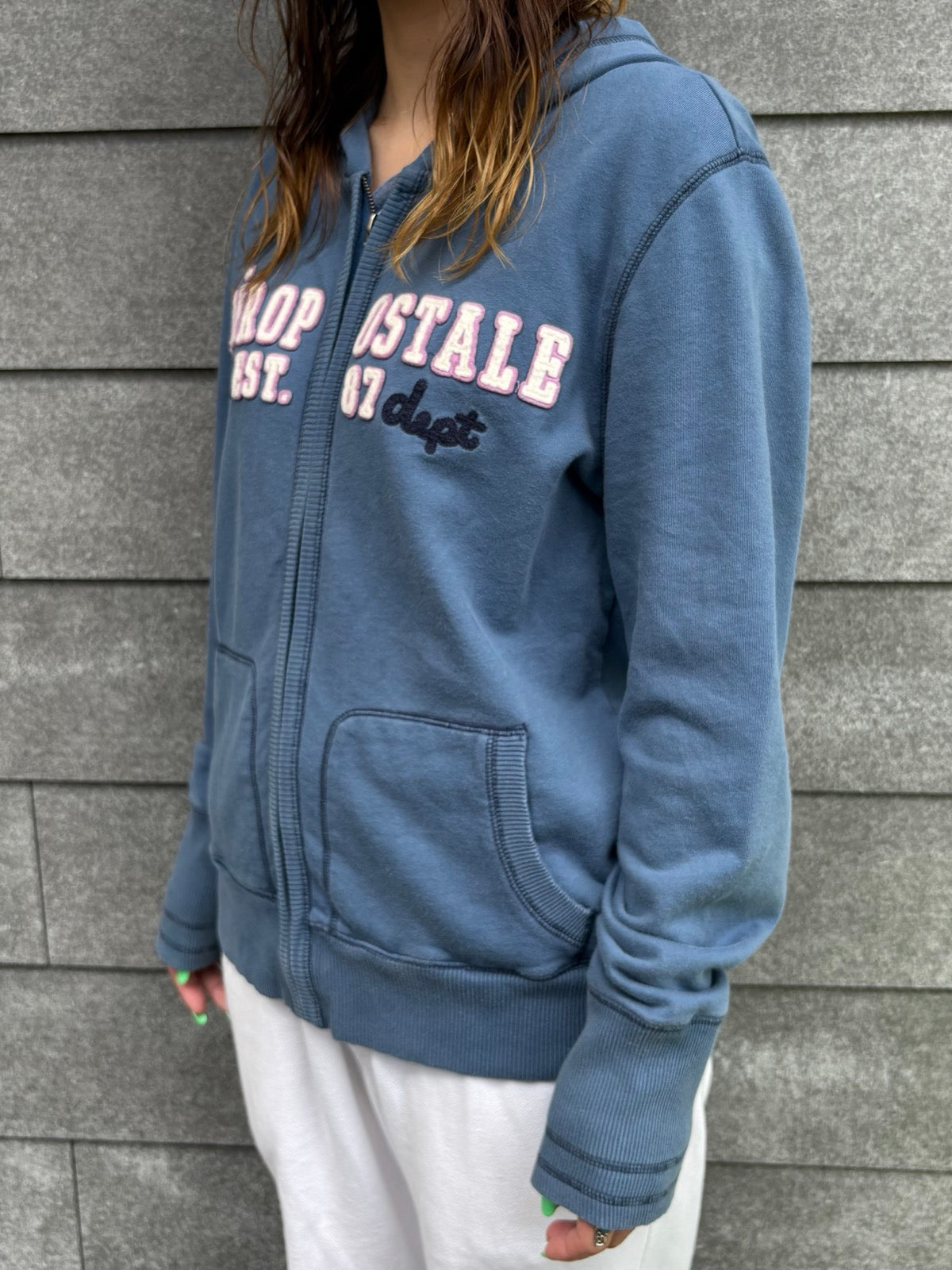 00's「Aéropostale」ジップアップパーカー