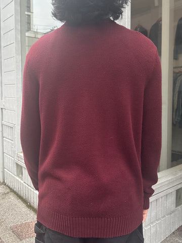 90's RALPH LAUREN ハーフジップニット　