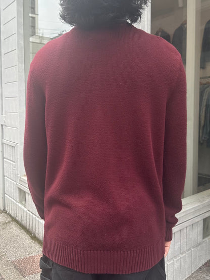 90's RALPH LAUREN ハーフジップニット　