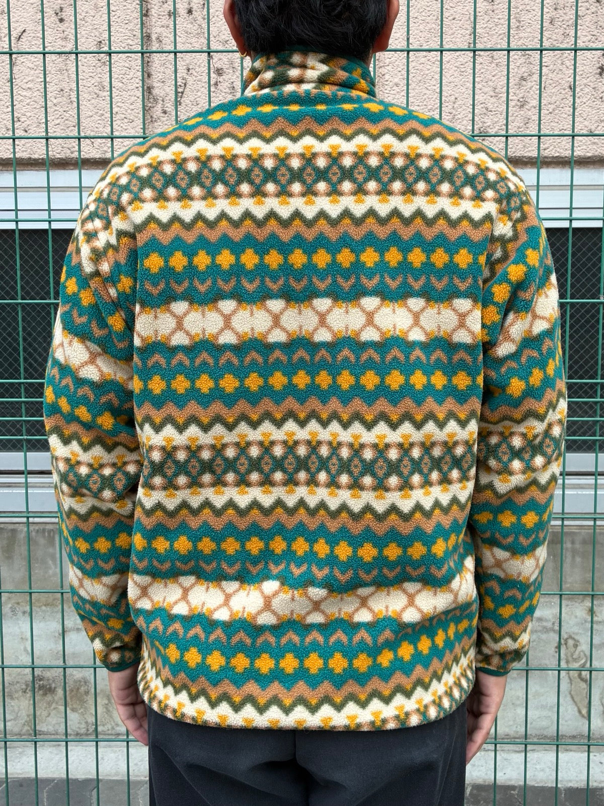 10's PATAGONIA Synchilla Snap-T「クリフ柄」フリースプルオーバー