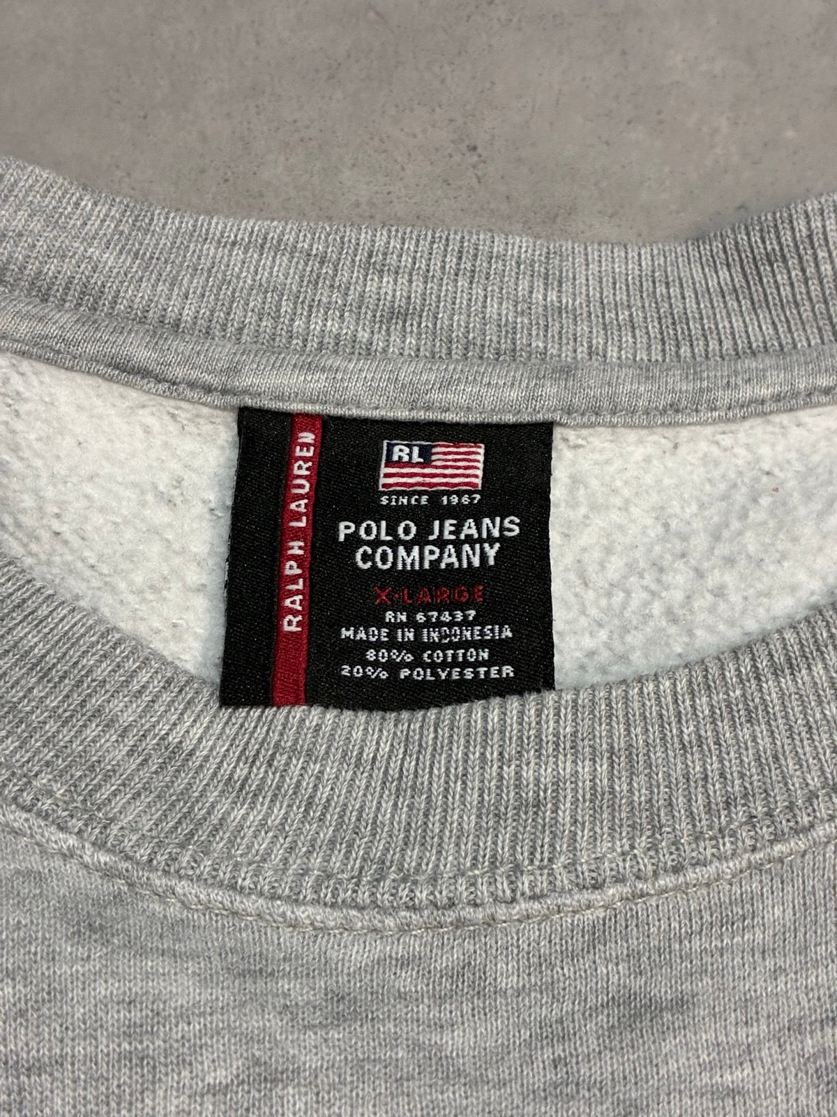 90's~00's RALPH LAUREN「POLO JEANS COMPANY」ロゴスウェット