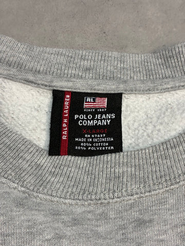 90's~00's RALPH LAUREN「POLO JEANS COMPANY」ロゴスウェット