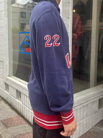 90's RALPH LAUREN 「U.S.A.」ハーフジップスウェット　