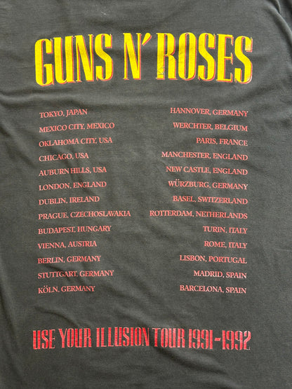 90's GUNS N ROSES「Use Your Illusion Tour」バンドTシャツ