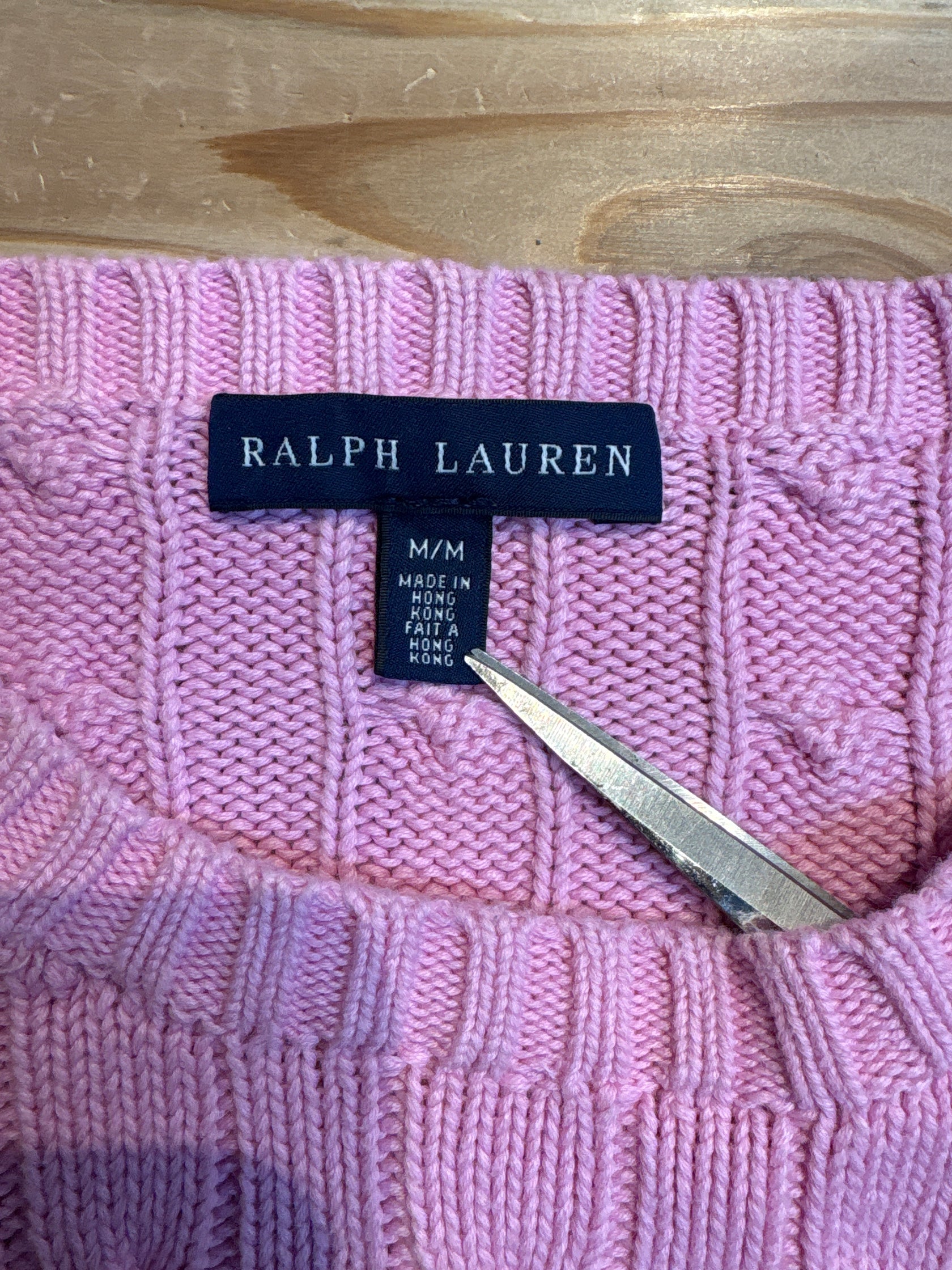 90's「Ralph Lauren」ケーブルニット