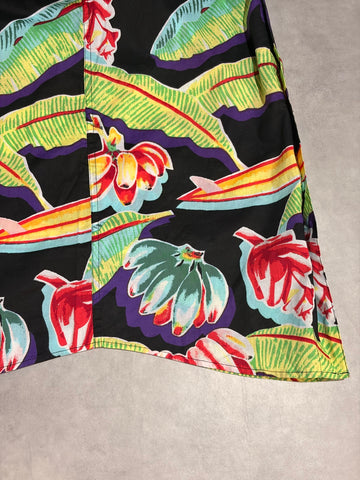 10's PATAGONIA「Pataloha」ブラックバナナ柄　アロハシャツ