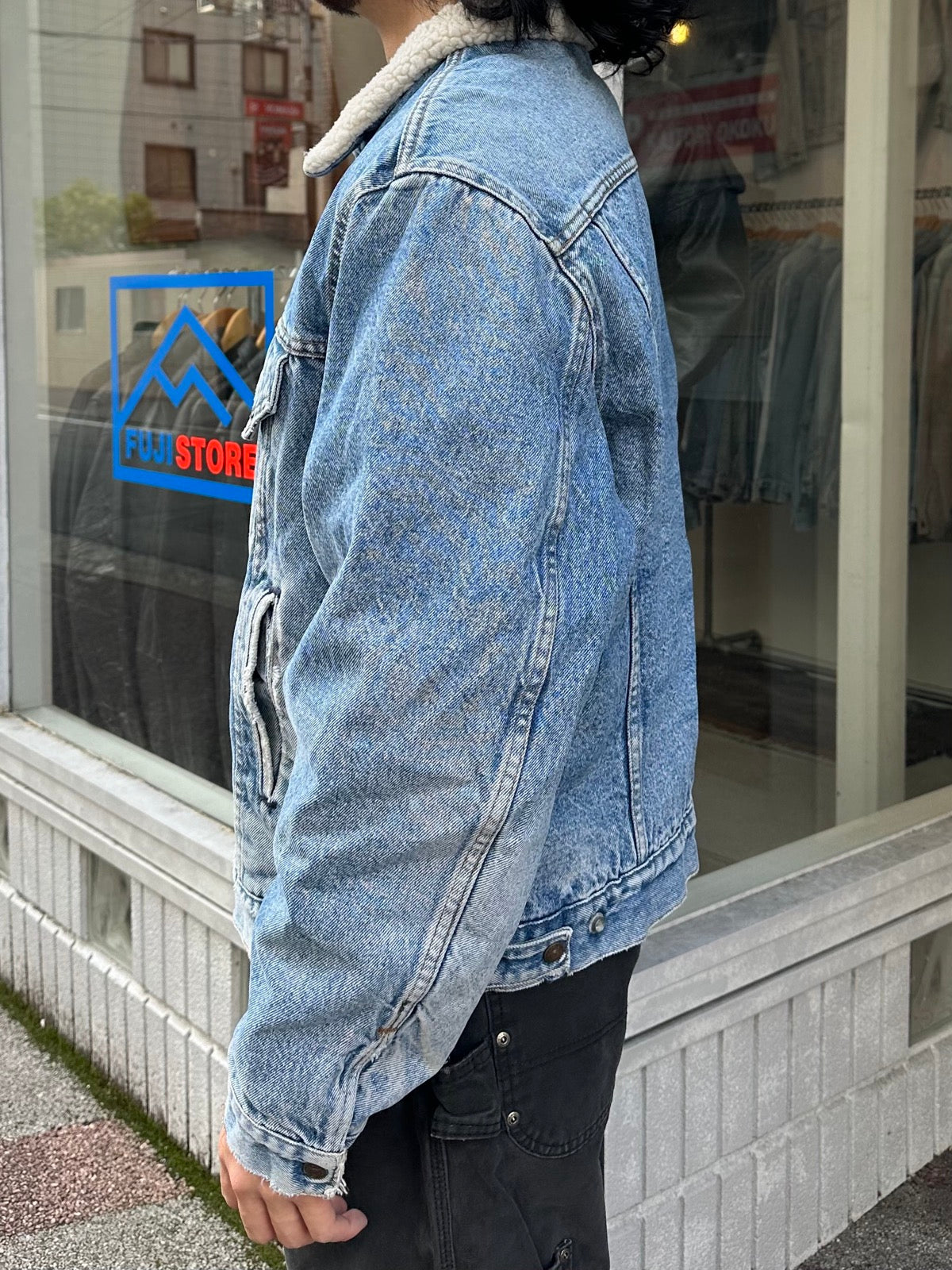 80's LEVI’S「71608-0216」USA製 デニムボアジャケット