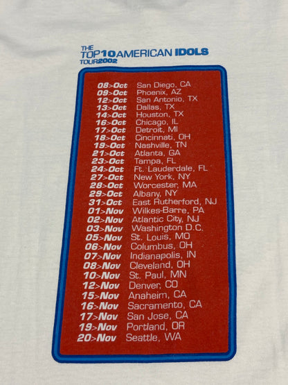 00's AMERICAN IDOLE「TOP 10」ツアーTシャツ