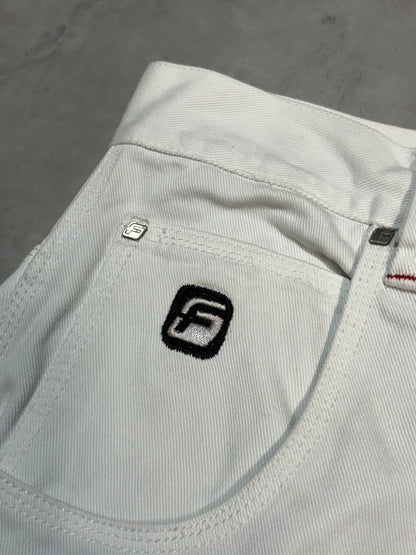 90's FUBU デニムカーゴショーツ