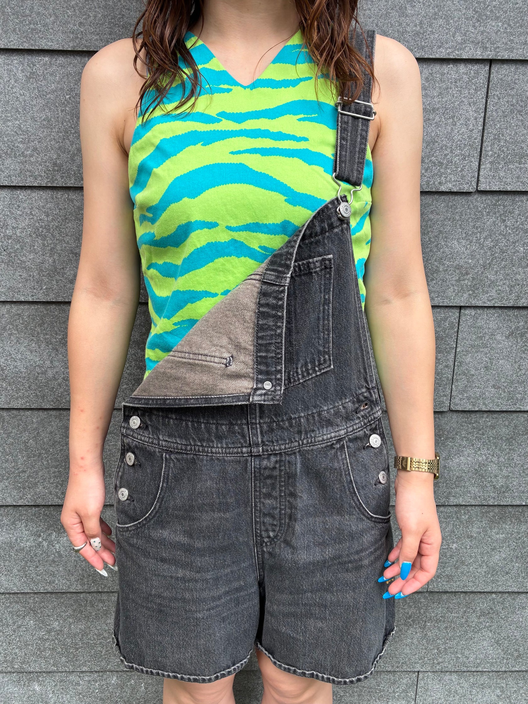 00's~10's Levi’s 「PREMIUM Black Denim 」オーバーオール