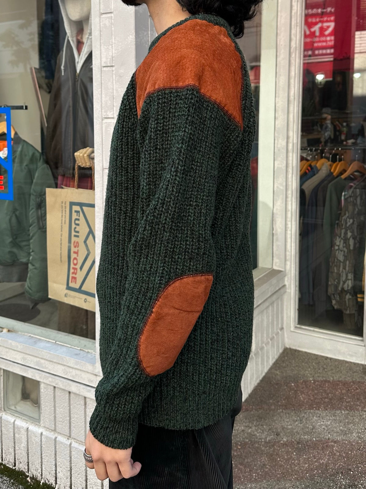 80's WOOLRICH ウールニット