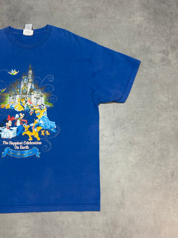 00's Walt Disney World「The Happiest Celebratetion On Earth」キャラクターTシャツ