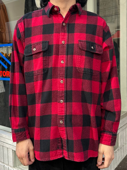 00's FIELD&STREAM「Buffalo Check」コットンフランネルシャツ