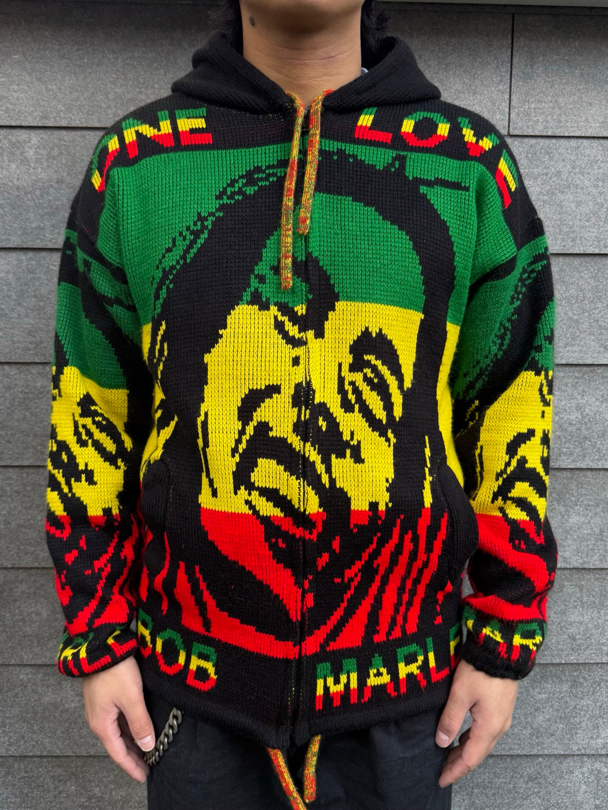 90's「Bob Marley」ジップパーカー