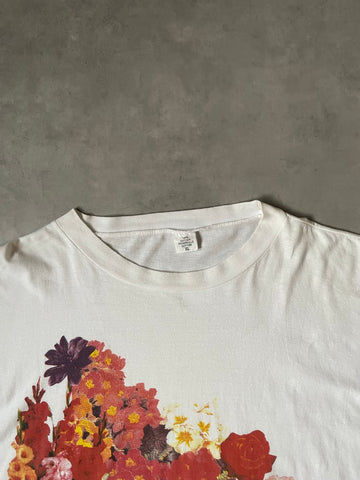 90's ひと束の花 グラフィックTシャツ