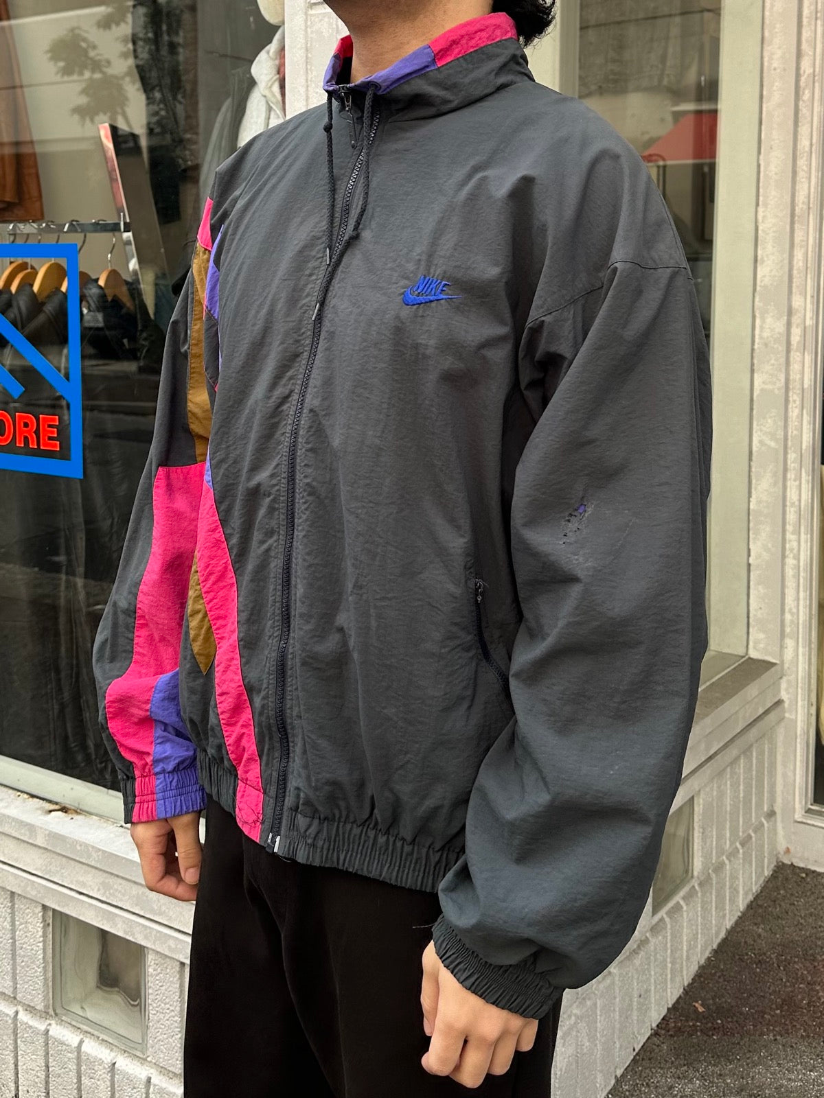 90's NIKE「silver tag」ナイロンジャケット