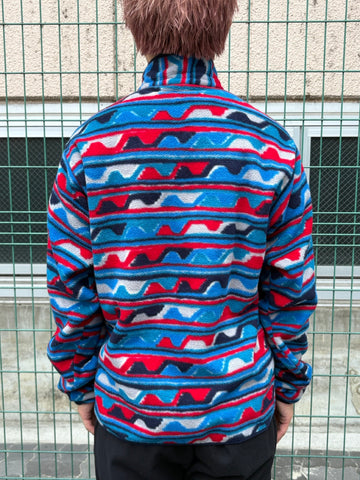 10's PATAGONIA Synchilla Snap-T「デルタ柄」フリースプルオーバー