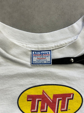 90's TNT「MonsterVision」USA製 ホワイトTシャツ