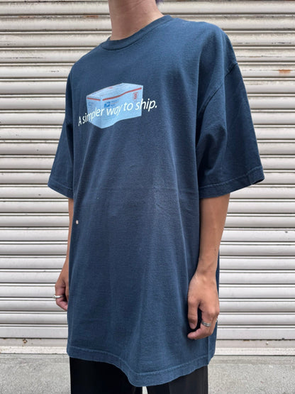 00's USPS「MAIL FLAT RATE BOX」企業Tシャツ