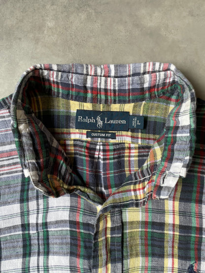 00's RALPH LAUREN「CUSTOM FIT」長袖チェックシャツ