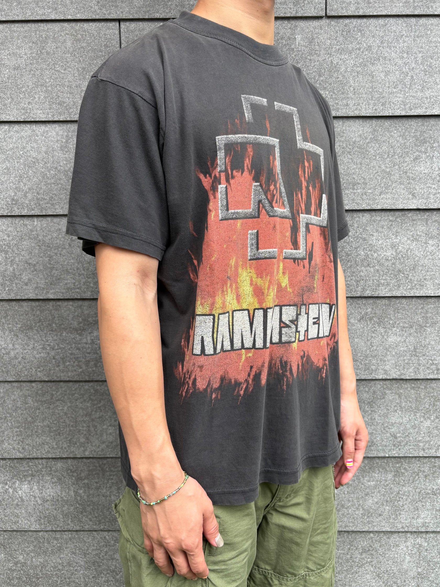 00's RAMMSTEIN 「Flaming Logo」バンドTシャツ