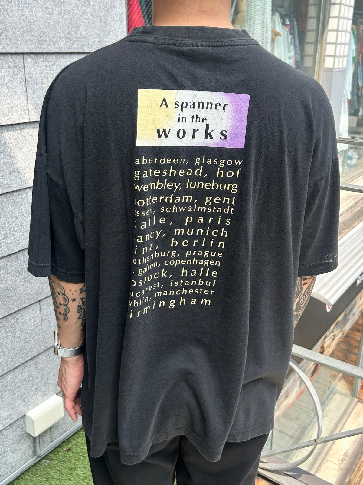 90's ROD STEWART「A SPANNER IN THE WORKS TOUR 1995-96」バンドTシャツ