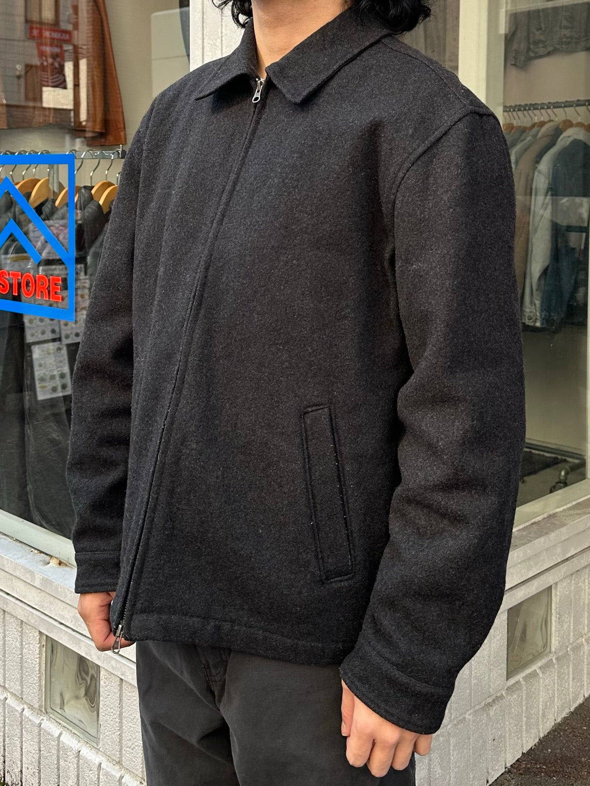 00's OLD NAVY「Big Size」ウールジャケット