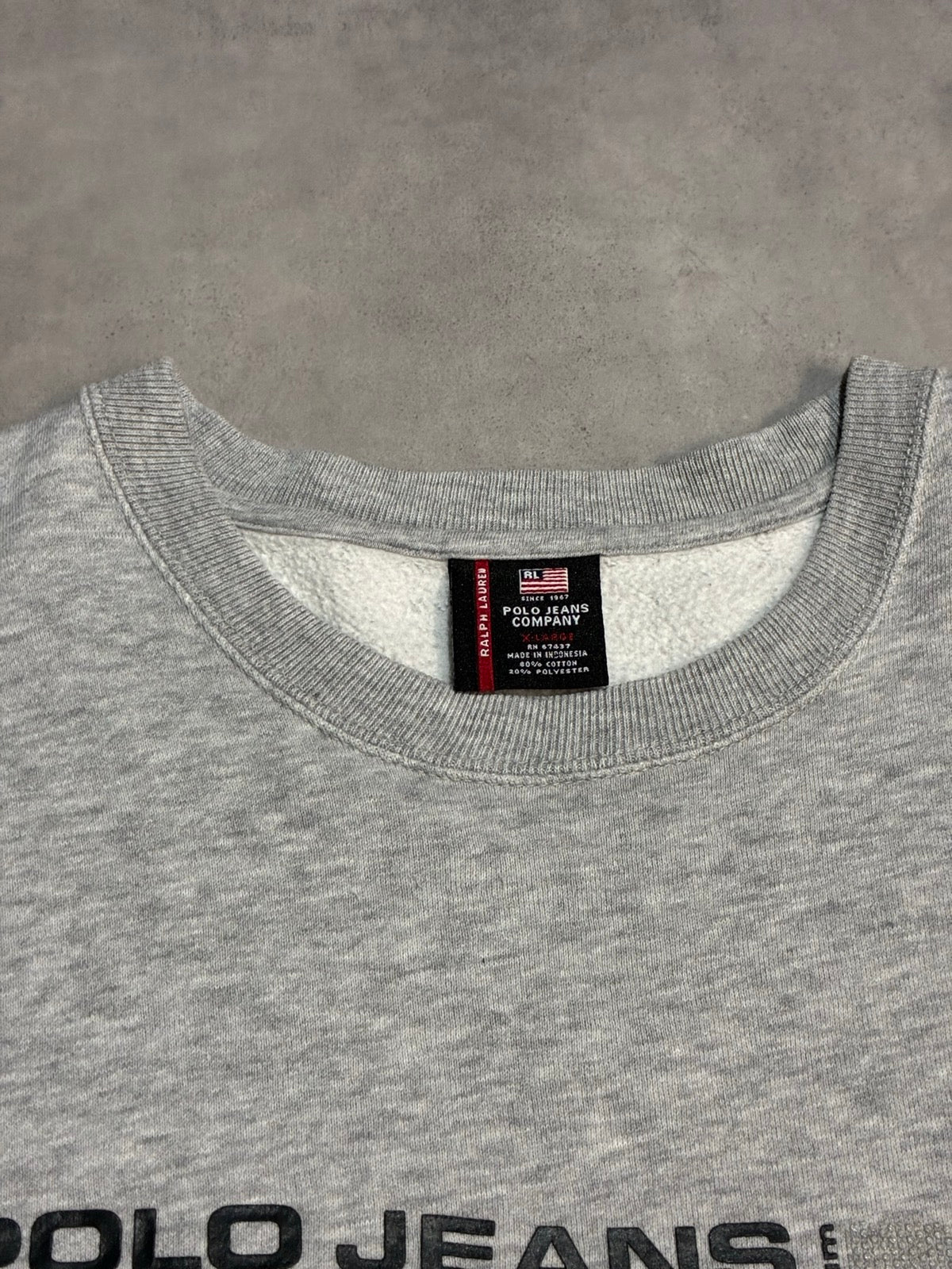 90's~00's RALPH LAUREN「POLO JEANS COMPANY」ロゴスウェット