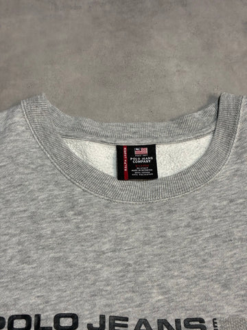 90's~00's RALPH LAUREN「POLO JEANS COMPANY」ロゴスウェット