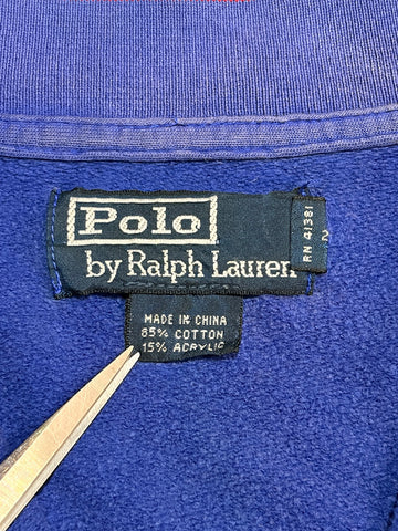 90's~00's POLO BY RALPH LAUREN ハーフジップスウェット