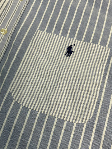 RALPH LAUREN「Oxford」Mixed Stripe ボタンダウンシャツ