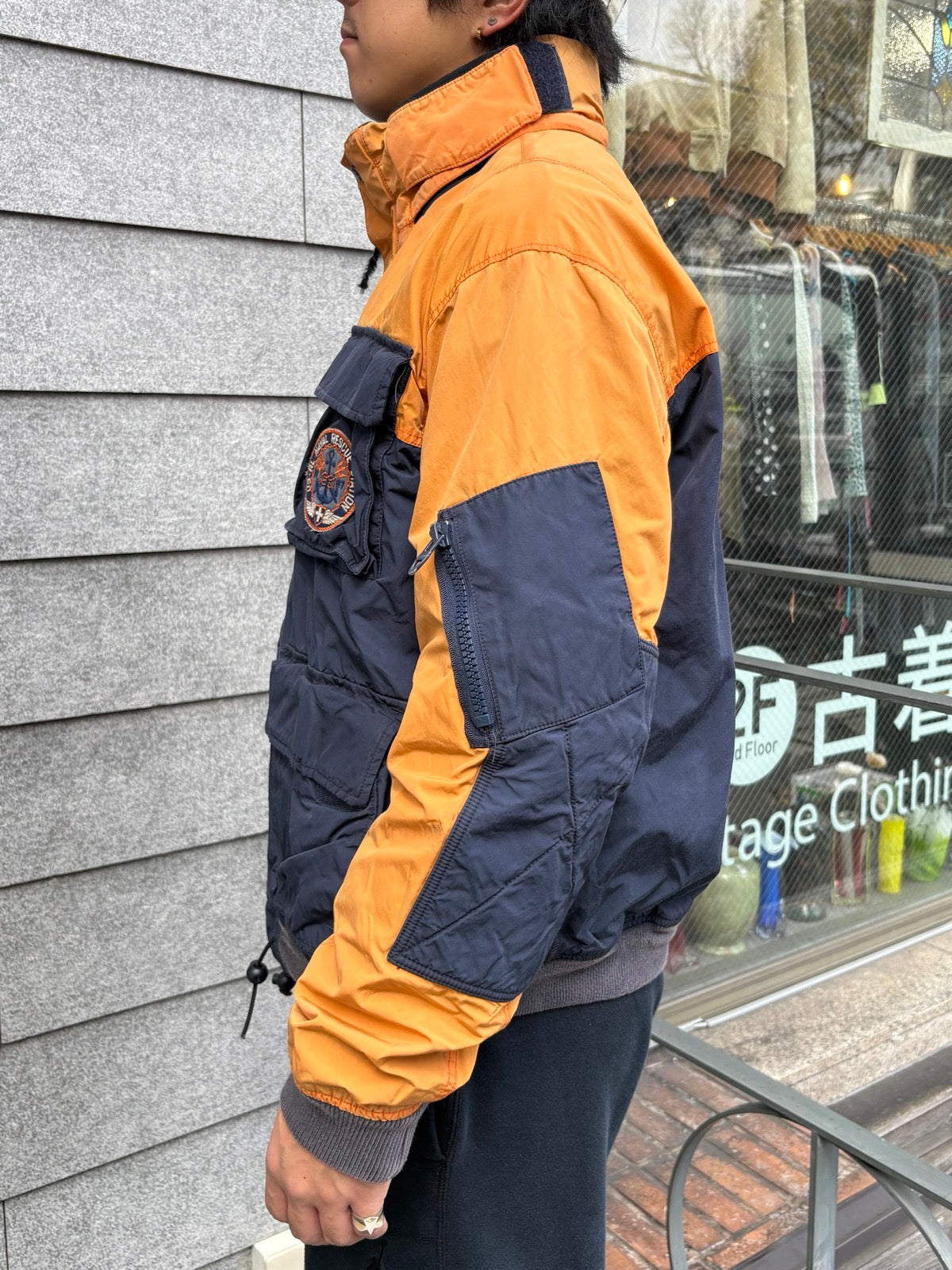 90's Polo by Ralph Lauren「Naval Rescue Patrol」ナイロンジャケット