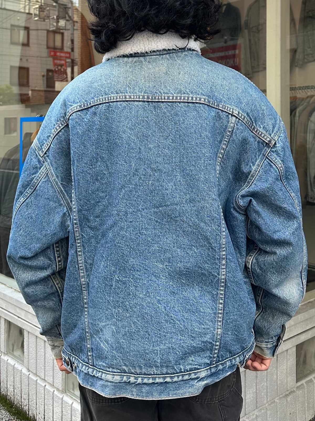 90's LEVI’S「70609-0216」デニムボアジャケット